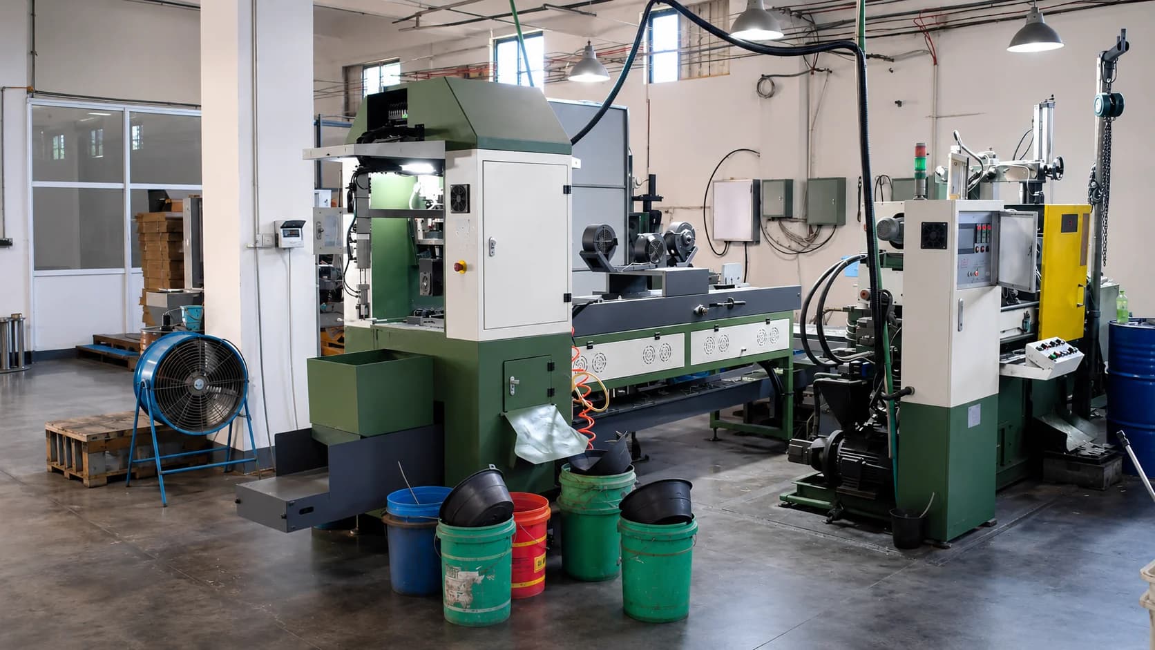 Zinc alloy die casting workshop area for custom metal accessory production reference